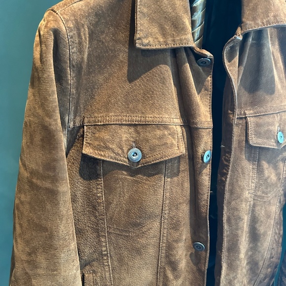 Zara Brown Trucker Jacket - Picture 5 of 7